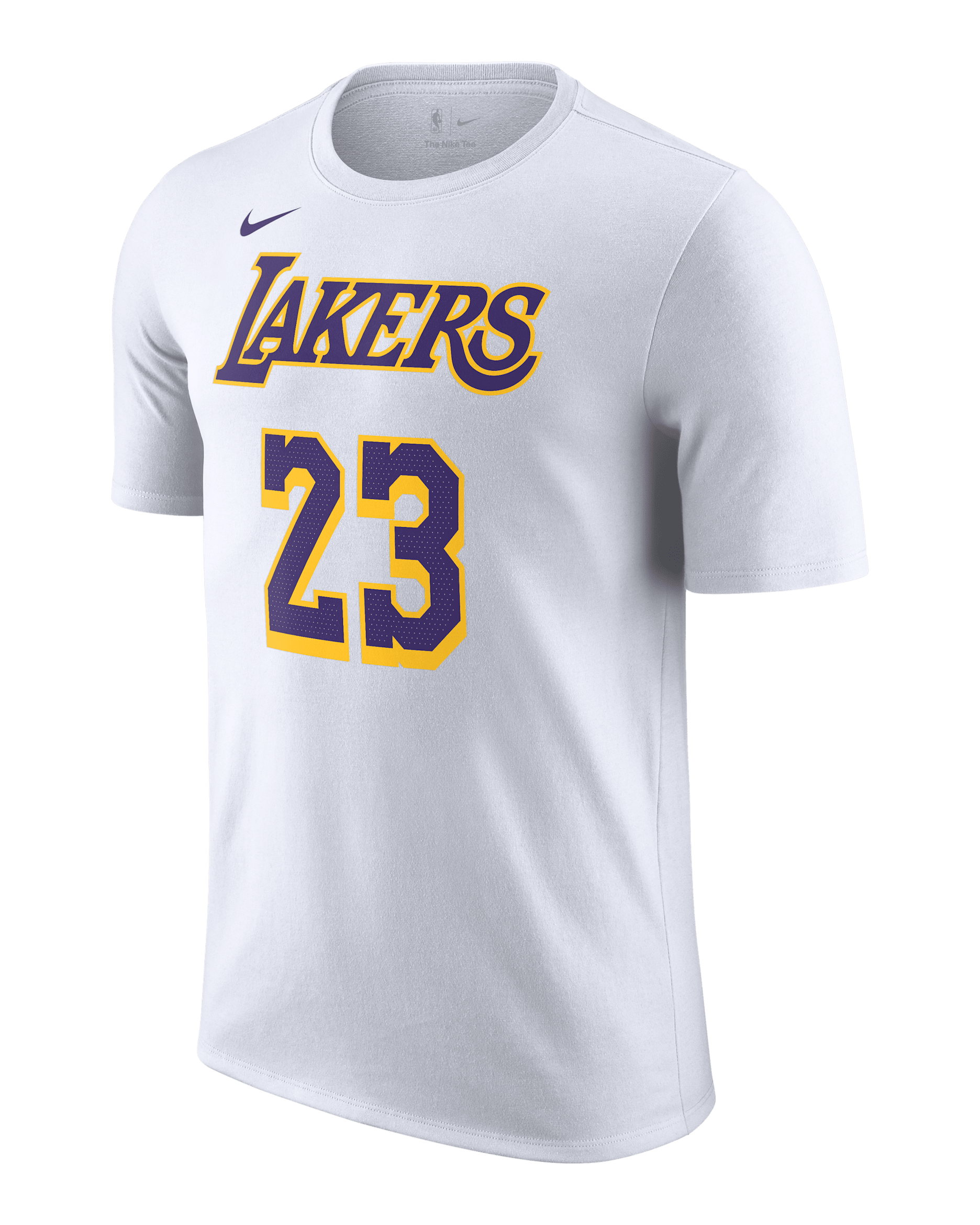 Los Angeles Lakers VネックTシャツ Mサイズ Los Angeles Lakers Black Hardwood Classics Retro Logo V-Neck T-Shirt